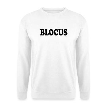 Blockade - Unisex Pullover - Weiß - Vorne - Alina (178cm) & Michal (187cm)