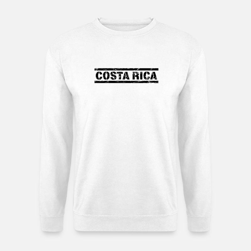 Costa Rica - Unisex Pullover - Weiß
