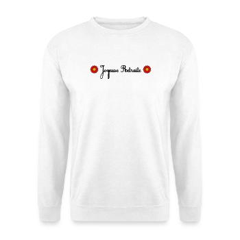 RETRAITE. BONNE RETRAITE. JOYEUSE RETRAITE - Sweat-shirt Unisexe - blanc - Devant