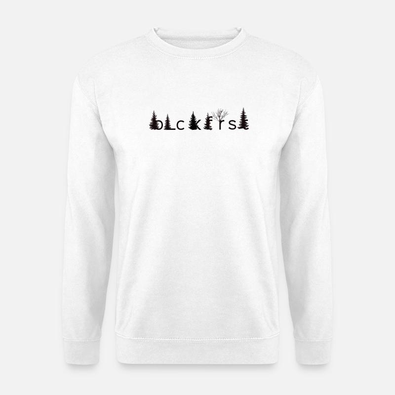 blckfrst black - Unisex Pullover - Weiß