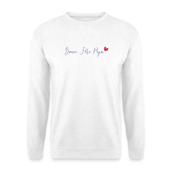 HAPPY FATHER'S DAY. DAD. FATHER'S DAY. FATHER - Unisex Sweatshirt - white - Front