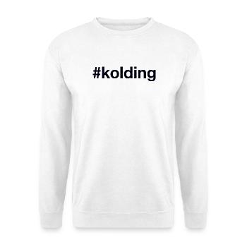 KOLDING Hashtag Denmark Dänemark - Unisex Pullover - Weiß - Vorne