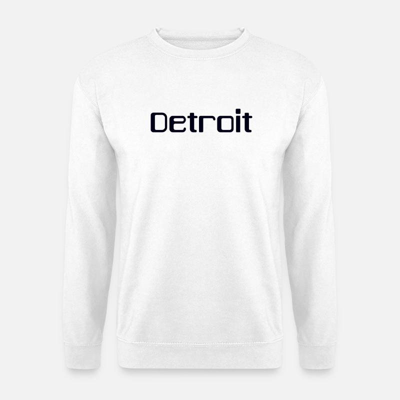 DETROIT - Unisex Pullover - Weiß