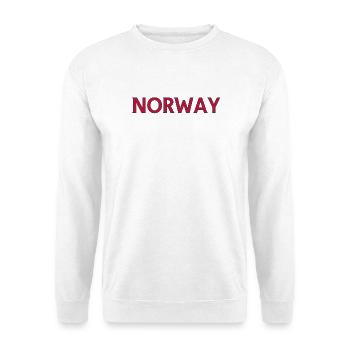 Nordic FJORD Landschaftsdesign - Unisex Pullover - Weiß - Vorne