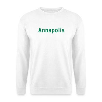 Annapolis - Unisex Pullover - Weiß - Vorne