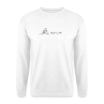 Cycliste Silhouette Nunca Pie Vélo cadeau - Sweat-shirt Unisexe - blanc - Devant