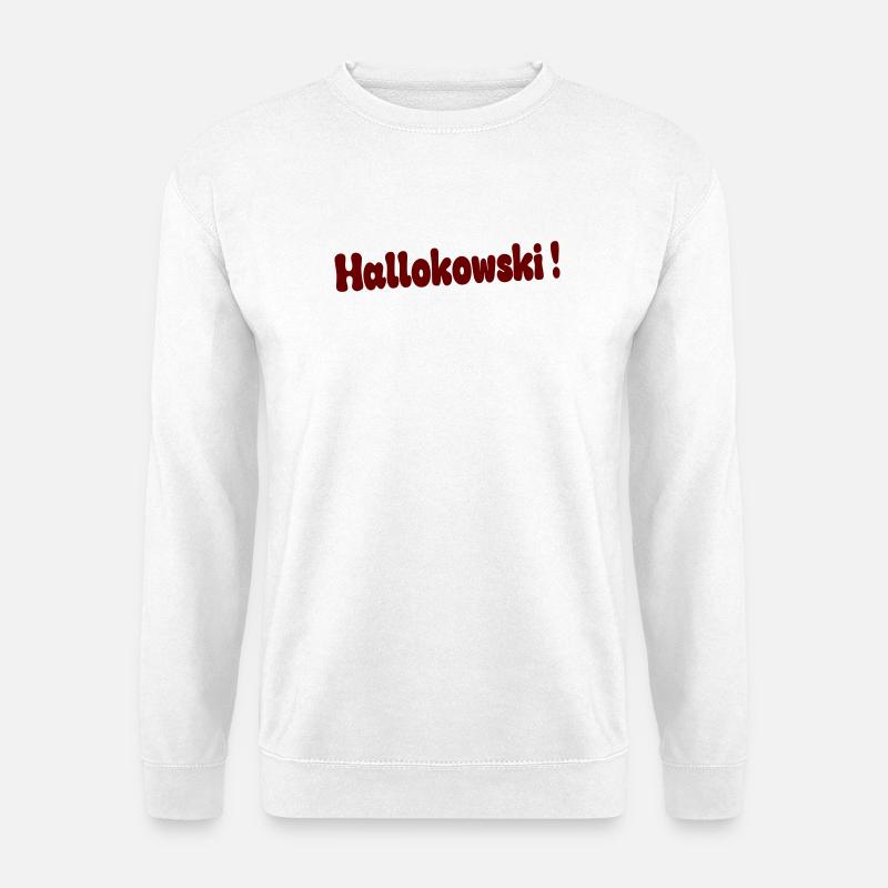 Hallokowski - Unisex Sweatshirt - white