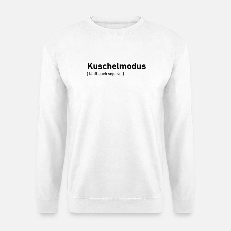 Kuschelmodus - Unisex Pullover - Weiß