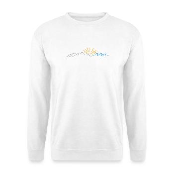 Summer Summer Holidays Mountains Sun Waves - Unisex Sweatshirt - white - Front