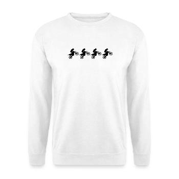Motocross - Unisex Sweatshirt - white - Front
