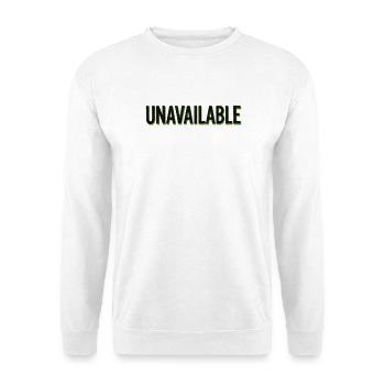 Unavailable Gen Z Streetwear - Unisex Pullover - Weiß - Vorne - Alina (178cm) & Michal (187cm)