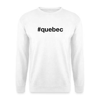 QUEBEC Canada Kanada Hashtag - Unisex Pullover - Weiß - Vorne