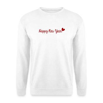 BONNE ANNEE. SAINT SYLVESTRE. NOUVELLE ANNÉE - Sweat-shirt Unisexe - blanc - Devant