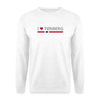 Ik hou van Tonsberg - Noorwegen - Noorwegen - Noorwegen - Uniseks sweater - wit - Voor