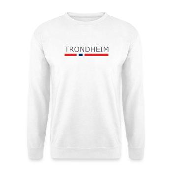 Norway Flag - Trondheim - Norge - Norwegen - Unisex Sweatshirt - white - Front