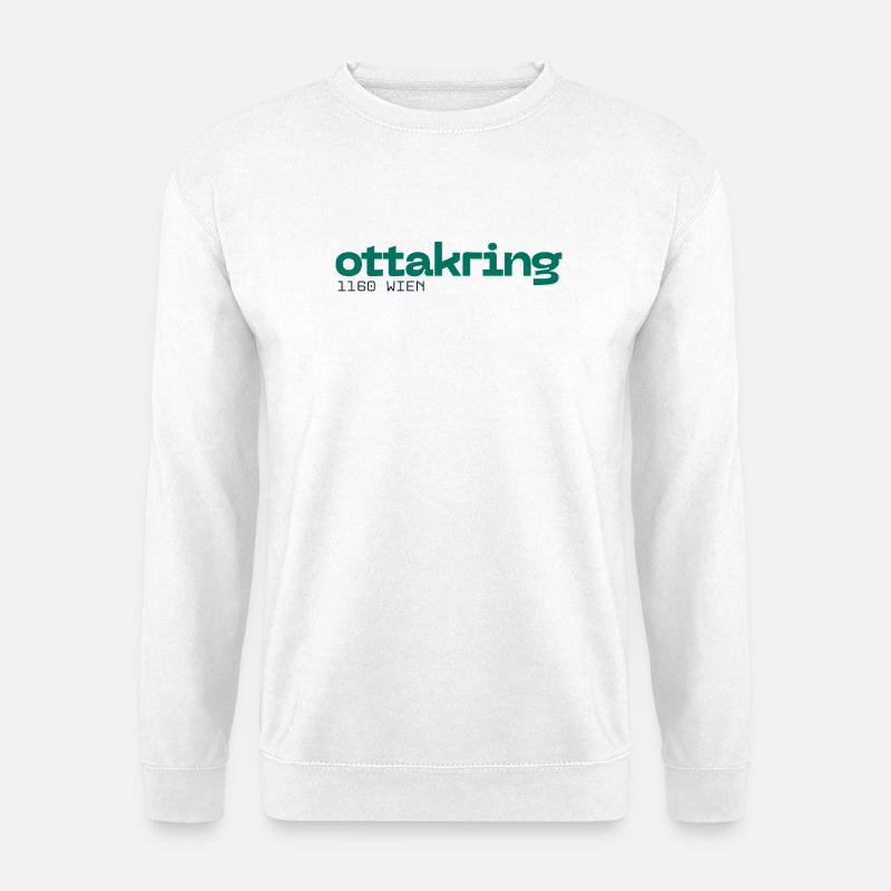 Ottakring Wien 1160 schönes simples Design - Unisex Pullover - Weiß