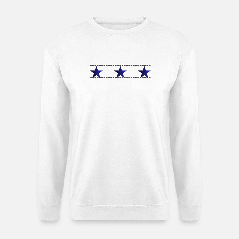 Tripple Star - Unisex Pullover - Weiß