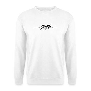 2026 Jahr - Unisex Pullover - Weiß - Vorne