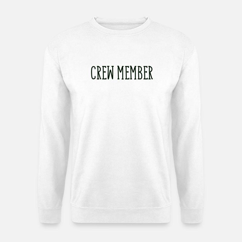 crew_member - Unisex Pullover - Weiß