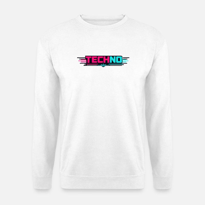 Techno Neon Puls - Unisex Sweatshirt - white