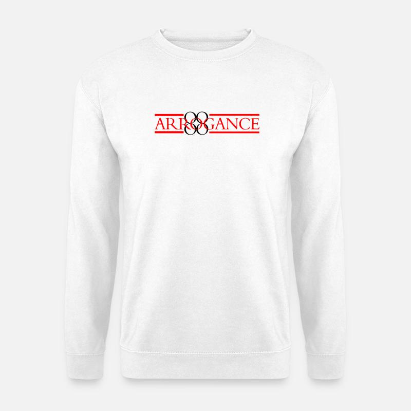 Arroganz - Unisex Pullover - Weiß
