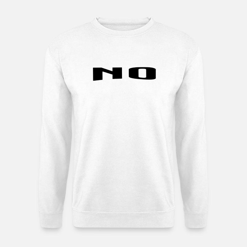 Non, bonne réponse - Sweat-shirt Unisexe - blanc