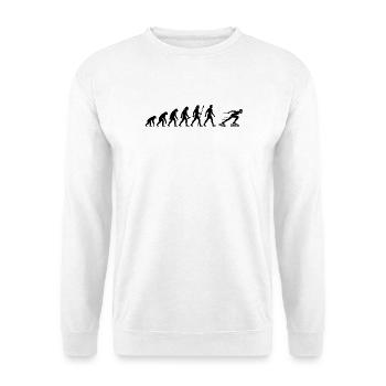 Evolution Inline Speedskating - Unisex Pullover - Weiß - Vorne - Alina (178cm) & Michal (187cm)