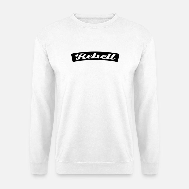 rebel - Unisex Sweatshirt - white
