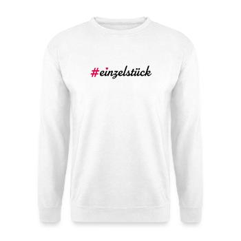 Einzelstück - Unisex Pullover - Weiß - Vorne