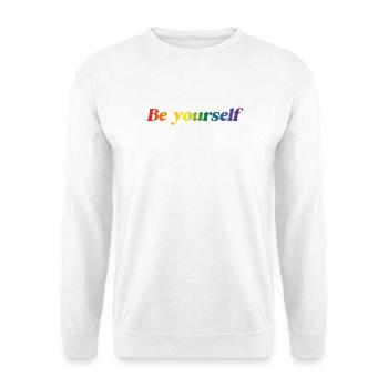 LGBT Pride Month - Be yourself - Unisex Sweatshirt - white - Front