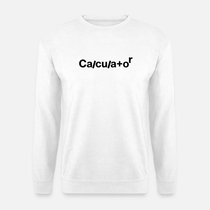 calculator - Unisex Pullover - Weiß