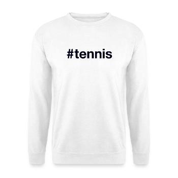 TENNIS Hashtag - Unisex Pullover - Weiß - Vorne