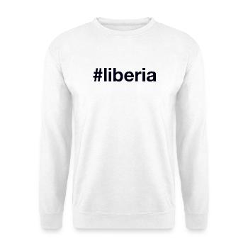 LIBERIA Hashtag - Unisex Pullover - Weiß - Vorne
