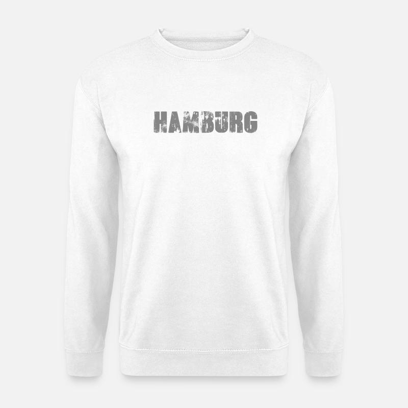 Cooles Hamburg Design - Unisex Pullover - Weiß