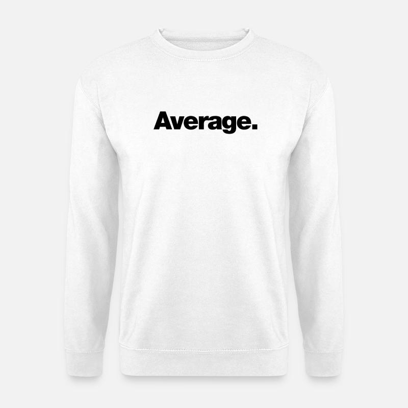moyenne - Sweat-shirt Unisexe - blanc