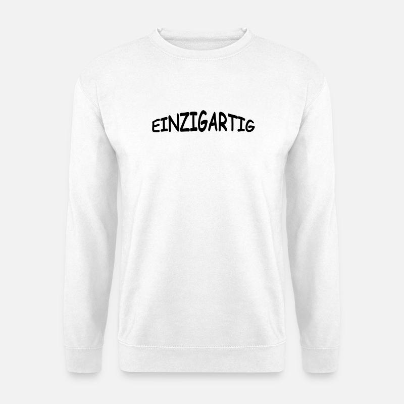 einzigartig - Unisex Pullover - Weiß