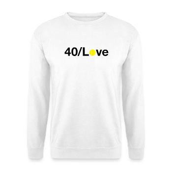 Tennis Tennis Jeu - Sweat-shirt Unisexe - blanc - Devant