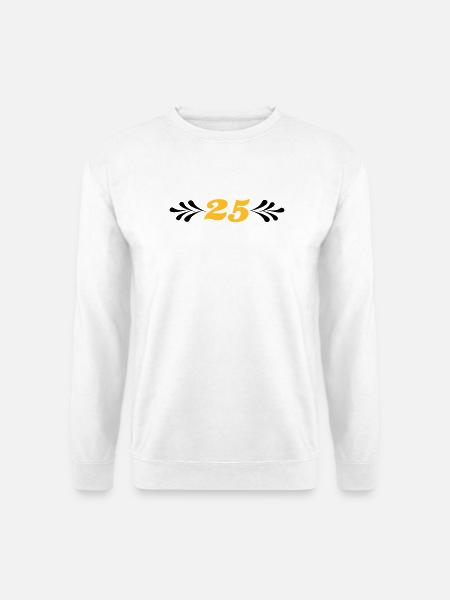 2541614 14743929 sølvbryllup - Unisex sweater - hvid