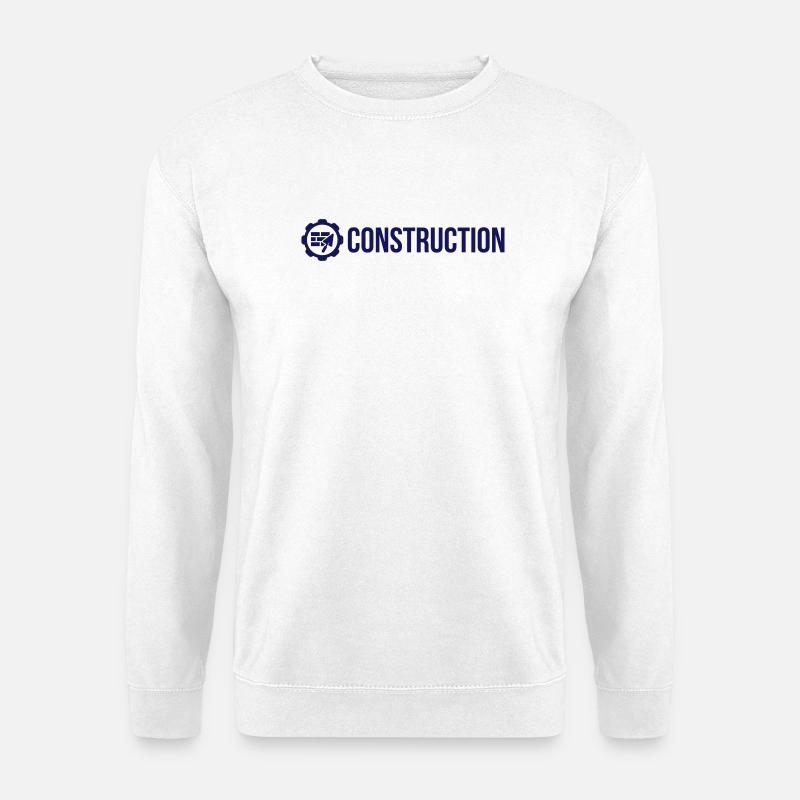 Construction - Unisex Sweatshirt - white