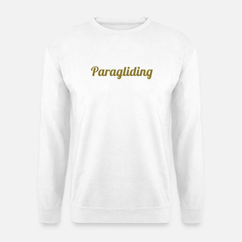 Gleitschirmfliegen / Gleitschirm / Paragliding / - Unisex Pullover - Weiß
