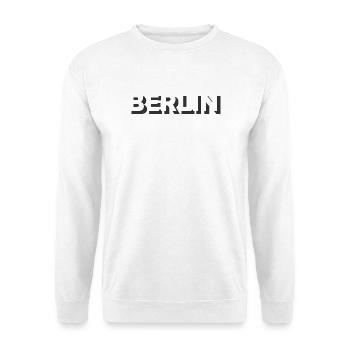 Berlin symbole capitale logo icône lettre texte - Sweat-shirt Unisexe - blanc - Devant
