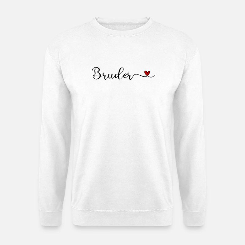 Bruderherz - Unisex Pullover - Weiß