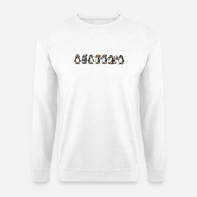 Cool Pingus - Unisex Sweatshirt - white