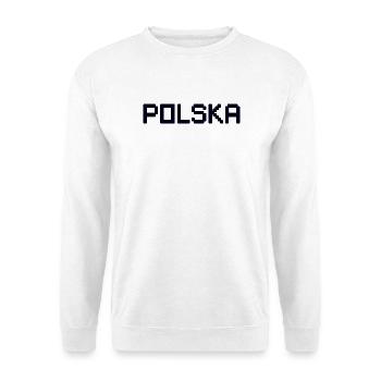 POLSKA Poland - Unisex Pullover - Weiß - Vorne