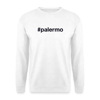 PALERMO Hashtag - Unisex Sweatshirt - white - Front