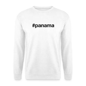 PANAMA Hashtag - Unisex Sweatshirt - white - Front