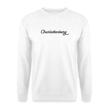 Charlottenberg black - Unisex Sweatshirt - white - Front