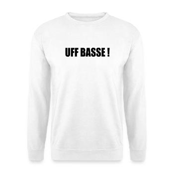 UFFBASSE! - Unisex Sweatshirt - white - Front