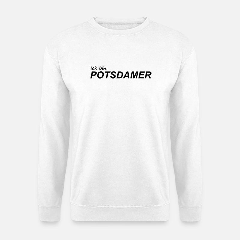 ICK BIN POTSDAMER - Unisex Pullover - Weiß