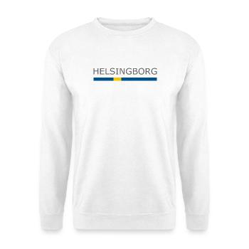 Sweden Flag - Helsingborg - Sverige - Schweden - Unisex Pullover - Weiß - Vorne